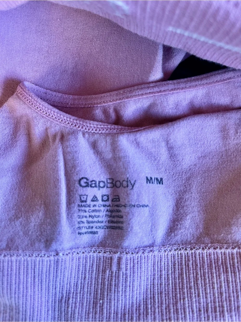 GapBody Seamless Cotton Comfort Bra Navy, Pink, Beige, Black | Size M Bundle 6
